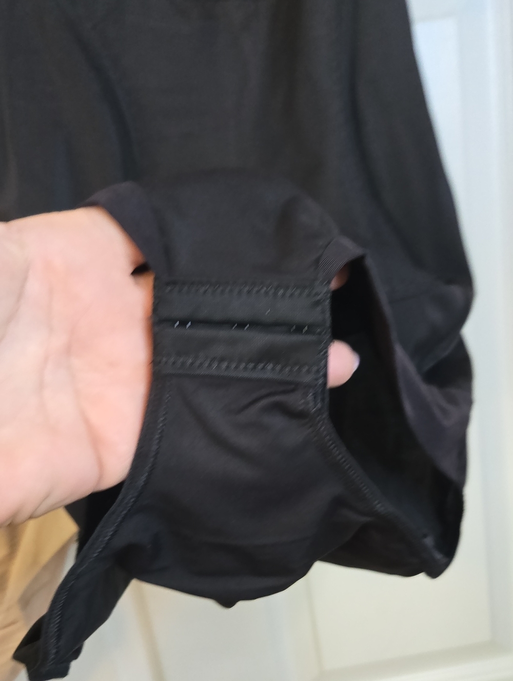 Maidenform Cooling Shapewear Bodysuit — Black and Nude - Picture 6 of 6